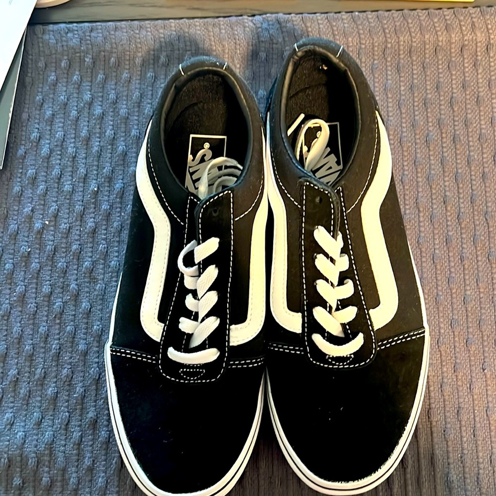 Vans Black and White Women's Shoes